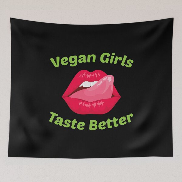 Item preview, Funny Vegan Girls and Vegetarian designed and sold by Luxara1.