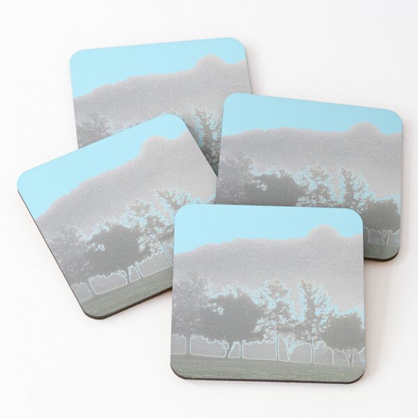 Item preview, Misty Trees Poem of Quietness Baby Blue designed and sold by SpiritGifts.