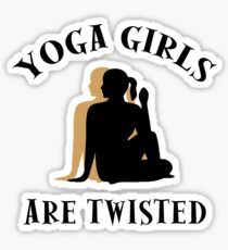Very Funny Yoga T-Shirt Sticker