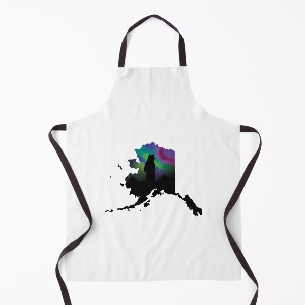 Item preview, Alaskan landscape map designed and sold by adrart7.