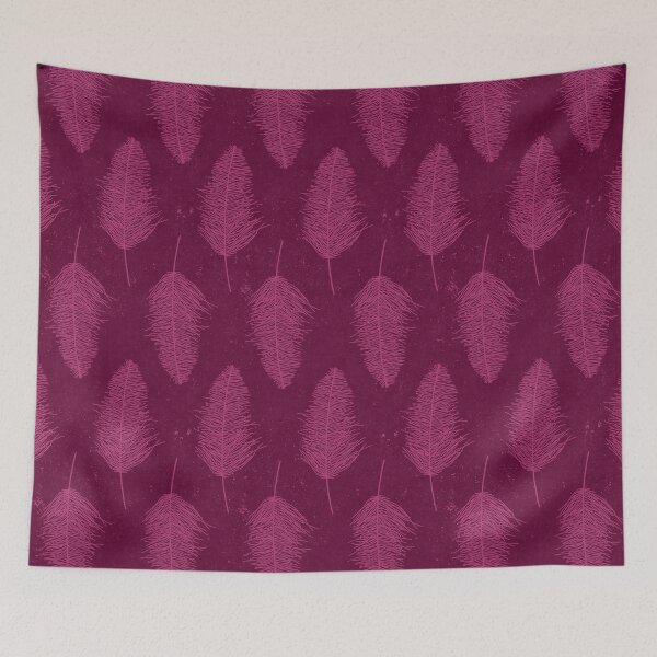 Item preview, Delicate Feathers - Raspberry designed and sold by The Wellington Boot.
