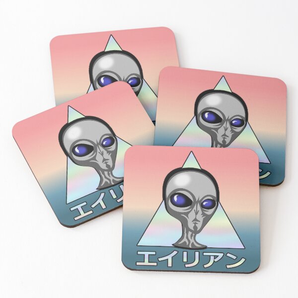 Item preview, Japanese alien pastel background designed and sold by Design Repo.