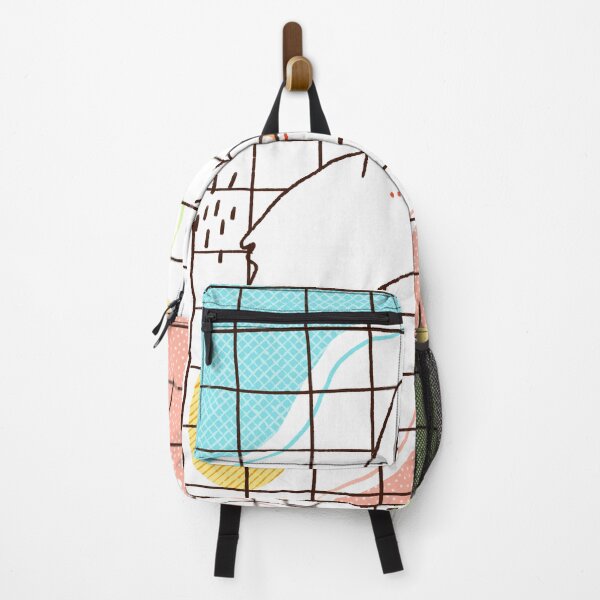 Item preview, Wolf or other animal on a checkered background with abstract spots. designed and sold by zatmeniee.