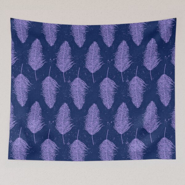 Item preview, Delicate Feathers - Indigo designed and sold by The Wellington Boot.