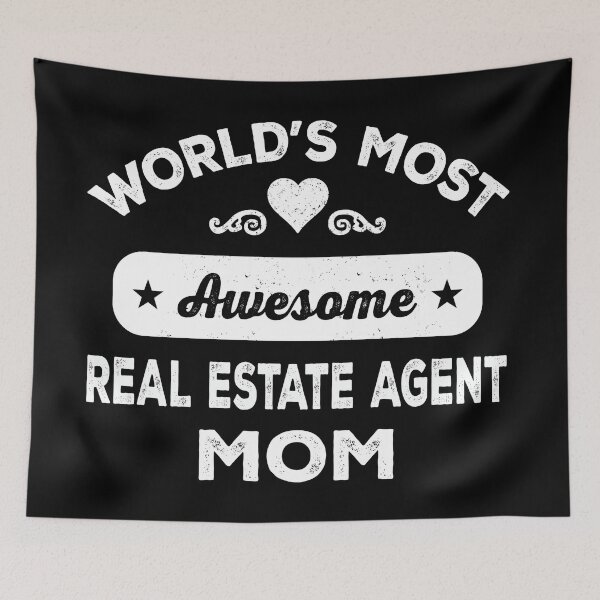Item preview, World's most awesome real estate agent mom designed and sold by SidTastic .