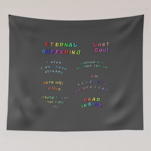 Item preview, Extremely Sad Depressing Meme RAINBOW Value Pack 3 designed and sold by everything4eva.