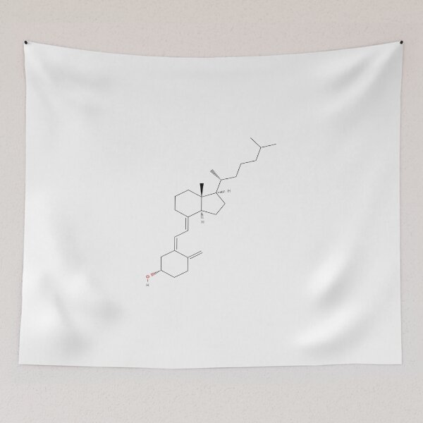 Item preview, Vitamin D Molecule - Colored Structural Formula designed and sold by SieJermiin.