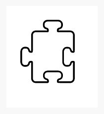 PUZZLE PIECE Photographic Print