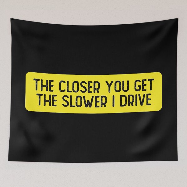 Item preview, The Closer You Get Slower I Drive Cool Motorcycle Helmet designed and sold by Sour Soul.