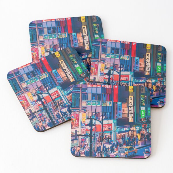 Item preview, Anime Urban Romantic Tokyo Street designed and sold by KaremaJ.