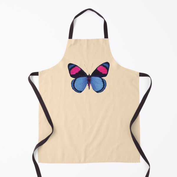 Item preview, Blue & Pink Butterfly (Yellow Background) designed and sold by Jelly Bear.