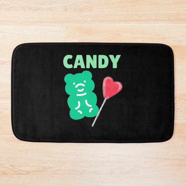 Item preview, Candy - kawaii green gummybear and heart lollipop designed and sold by GLwithUs.