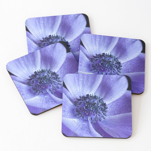 Item preview, Stunning purple Anemone flower macro designed and sold by CyaniRose.