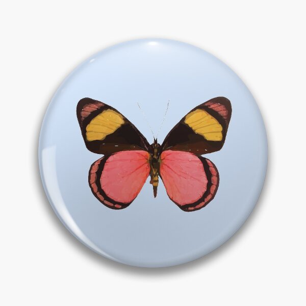 Item preview, Orange & Yellow Butterfly (Blue Background) designed and sold by Jelly Bear.