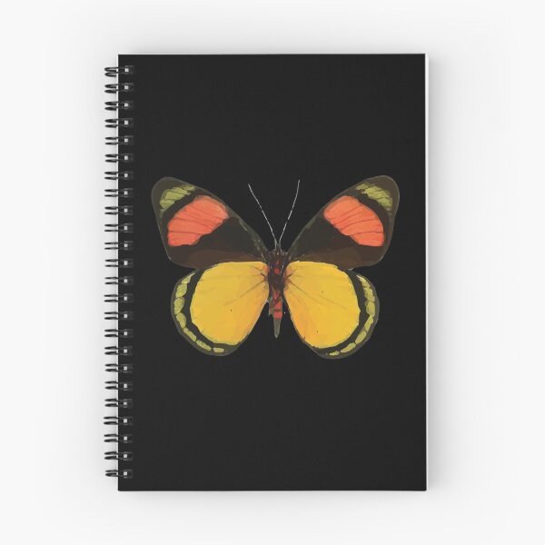 Item preview, Yellow and Orange Butterfly (Black Background) designed and sold by Jelly Bear.