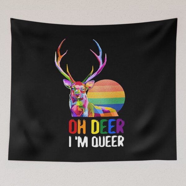 Artikelvorschau, Oh Hirsch, ich bin queer entworfen und verkauft von BLake77777.