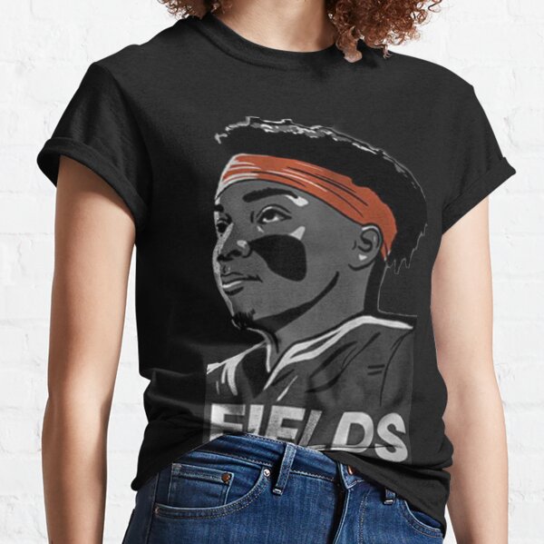 Justin Fields NFL Chicago Bears T-shirt for Sale by missbreeze, Redbubble