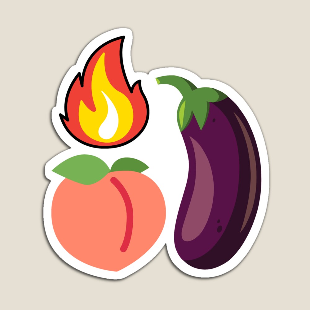 Eggplant Peach Sticker - Eggplant Peach Spray - Discover & Share GIFs