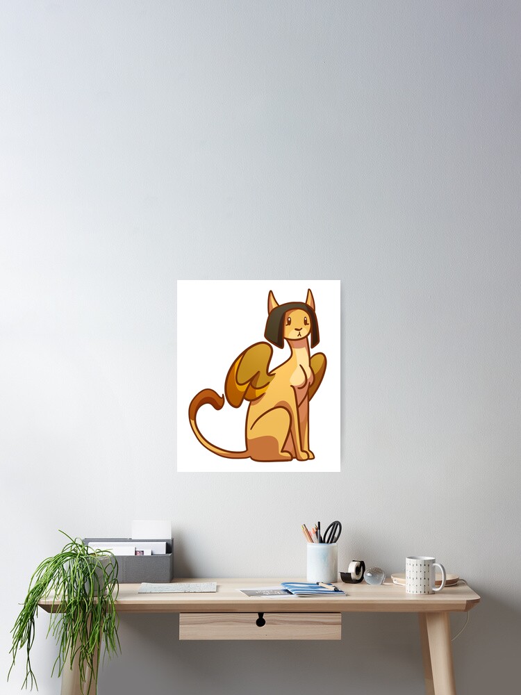 Thumbnail 2 of 3, Poster, Sphynx designed and sold by AnryMary.