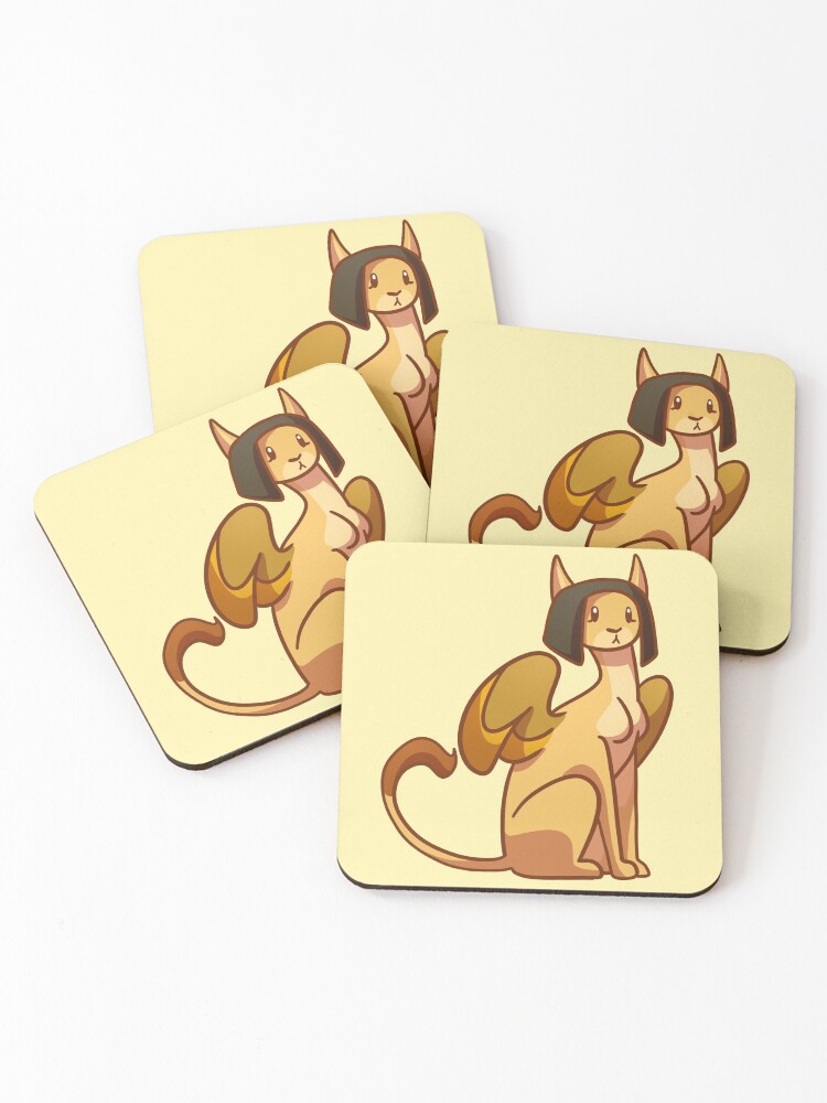Thumbnail 1 of 5, Coasters (Set of 4), Sphynx designed and sold by AnryMary.