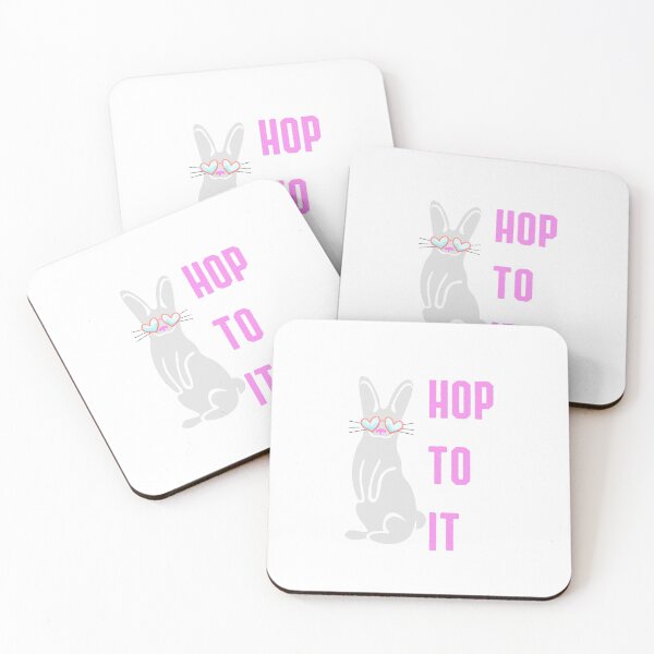 Item preview, Hop To It Bunny with Glasses designed and sold by Labradoodlesetc.