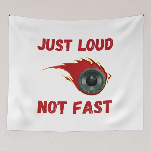 Item preview, Just Loud Not Fast designed and sold by Labradoodlesetc.