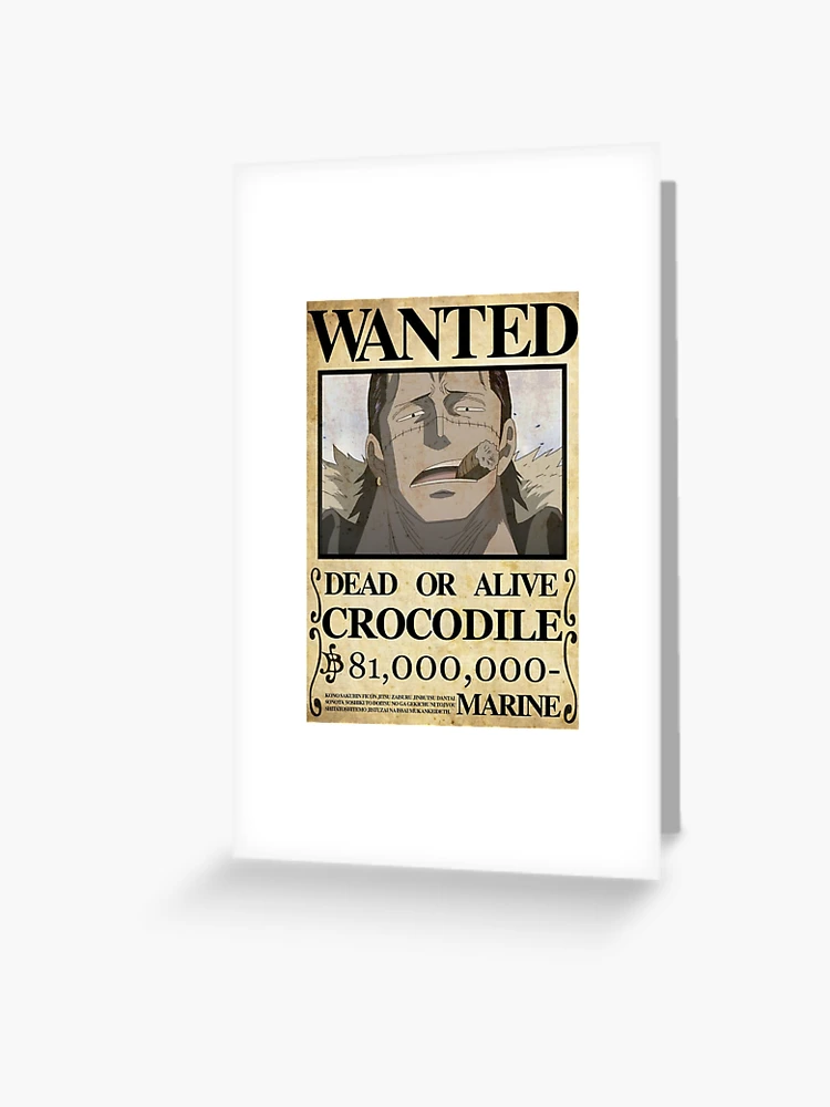 WANTED CROCODILE
