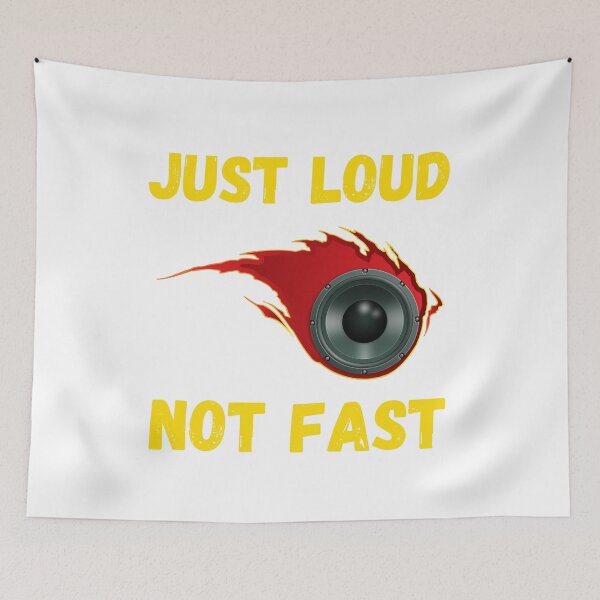 Item preview, Just Loud Not Fast designed and sold by Labradoodlesetc.