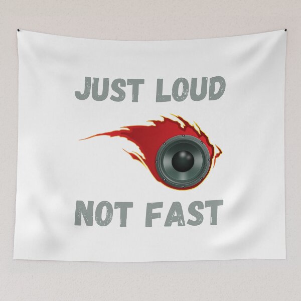 Item preview, Just Loud Not Fast designed and sold by Labradoodlesetc.