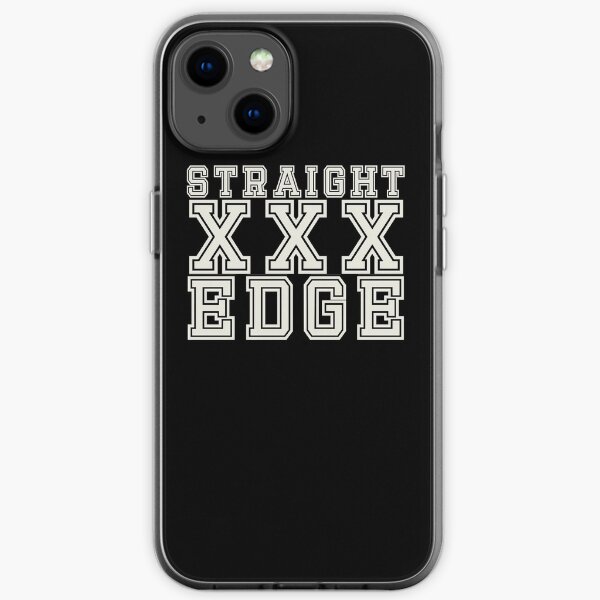 Straight edge iPhone Soft Case