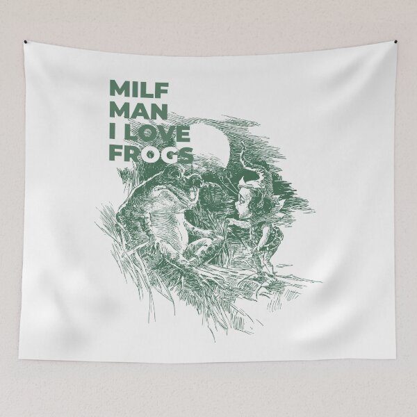 Item preview, MILF, MAN I LOVE FROGS designed and sold by mirajans.