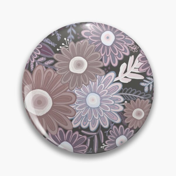 Item preview, Daisy Floral Blooms - Retro Organic Colors designed and sold by Squarebird.