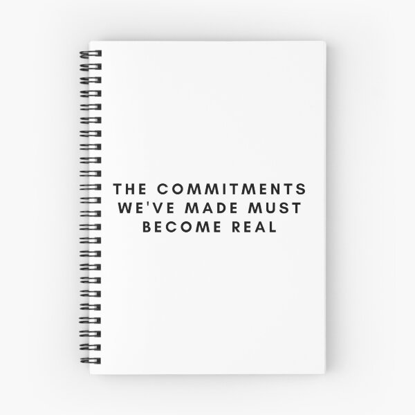 Item preview, The Commitments We've Made Must Become Real designed and sold by neodiseno.