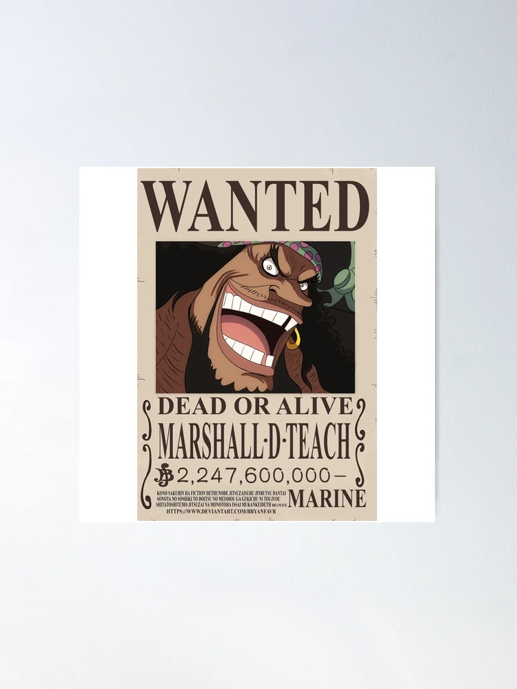 WANTED BLACK BEARD | Poster