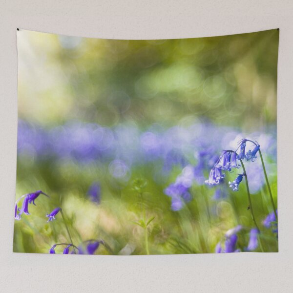 Item preview, Stunning English Bluebells bokeh effect designed and sold by CyaniRose.