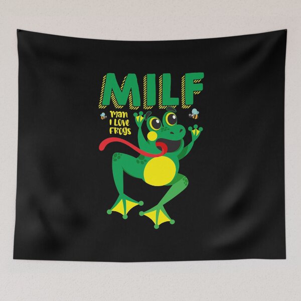 Artikelvorschau, Mann I Love Frogs Bumper entworfen und verkauft von Topstation.