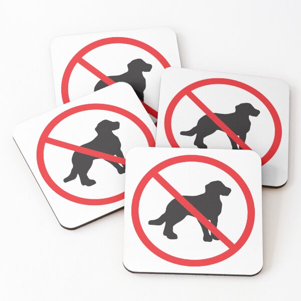 Item preview, No Dogs Allowed Signs for Apartment, Hotel, Park, Home, Military Bases, Planes and More, No Dogs Allowed Signs,Dont Walk Dogs Here,No Dogs Red Sign designed and sold by Freefay.