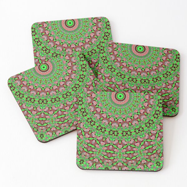 Item preview, Pinks, Reds, and Greens, Lacework-Like Design designed and sold by Geoff Treagus.