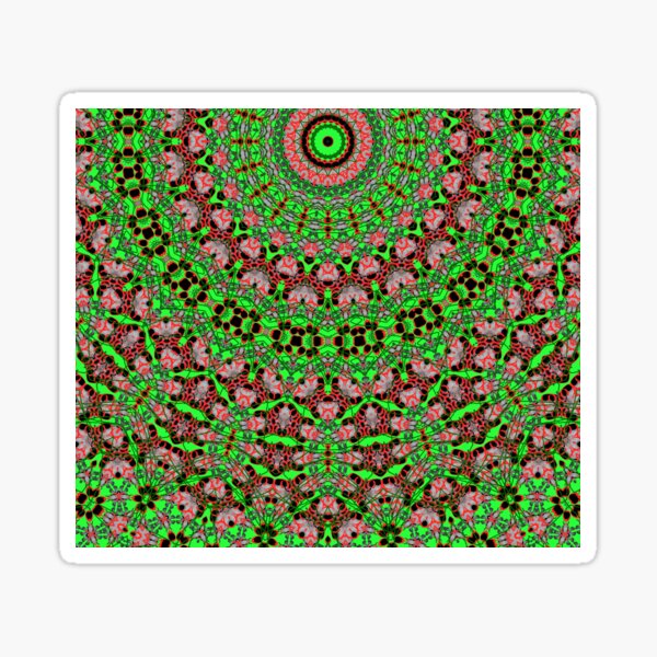 Item preview, Pinks, Reds, and Greens, Lacework-Like Design designed and sold by Geoff Treagus.