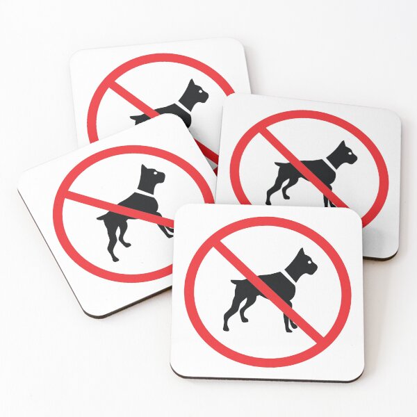 Item preview, No Dogs Allowed Signs for Apartment, Hotel, Park, Home, Military Bases, Planes and More, No Dogs Allowed Signs,Dont Walk Dogs Here,No Dogs Red Sign S2 designed and sold by Freefay.