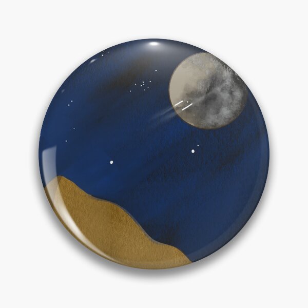 Item preview, Mountain moon Saturn planet solar system Triangle geometric shape  wall art expressionalism minimalist  minimalism art designed and sold by SILVERAPPLE.