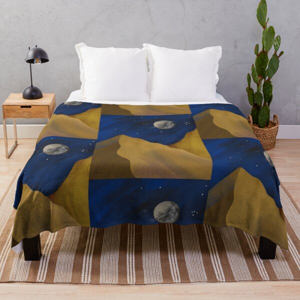 Item preview, Mountain moon Saturn planet solar system Triangle geometric shape wall art expressionalism minimalist minimalism art designed and sold by SILVERAPPLE.