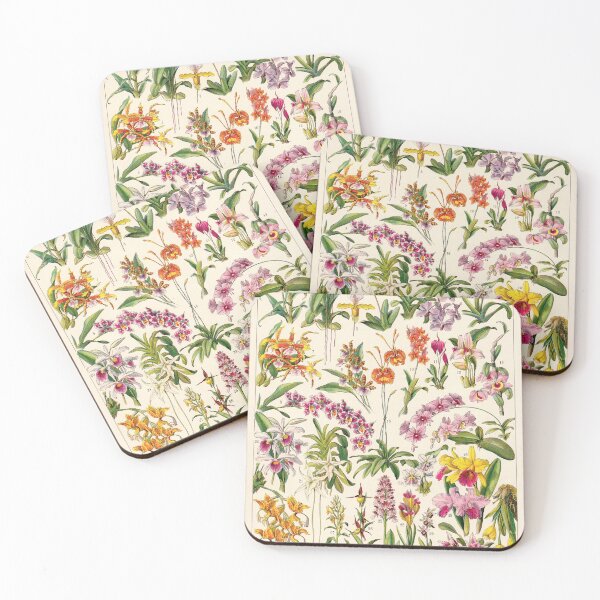 Item preview, Adolphe Millot - Orchids - French vintage botanical illustration designed and sold by DejaVuStudio.