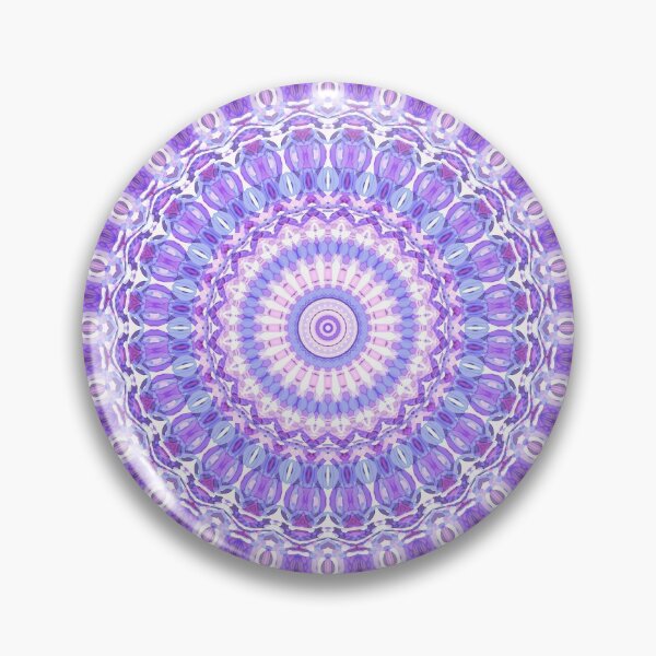 Item preview, Violet Expansion Mandala designed and sold by Kelly Dietrich Mandala & Fractal Art.