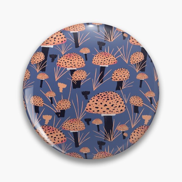 Artikelvorschau, Orange Fly Agaric Mushroom Pattern entworfen und verkauft von OneLook.