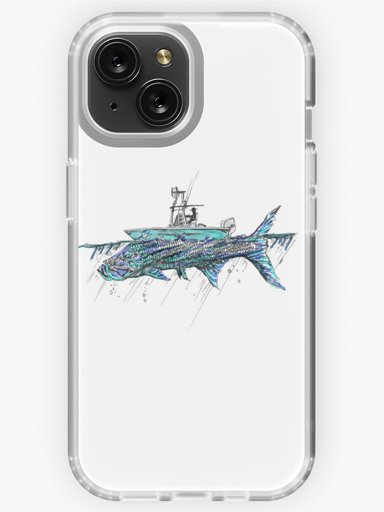 Tarpon and Fisherman iPhone Case for Sale by Michael Garber
