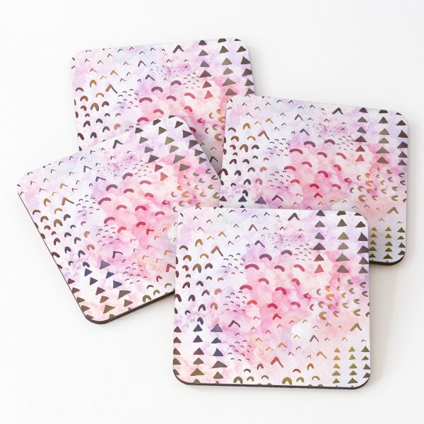 Item preview, Pink Watercolor Abstract Safari Pattern designed and sold by Designs By YL.