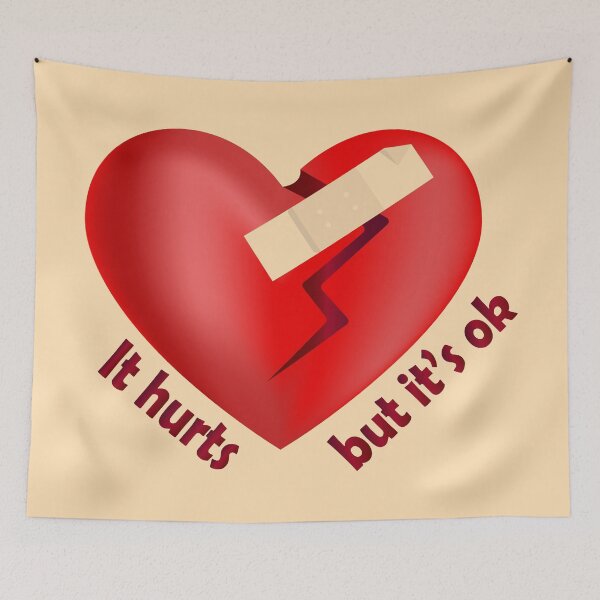 Item preview, Broken heart healed with patch designed and sold by CutieBlue.