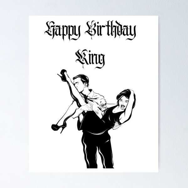Item preview, Happy Birthday King | Perfect For Your Goth, Wiccan, Alternative Friends designed and sold by LemonDemonzzz.