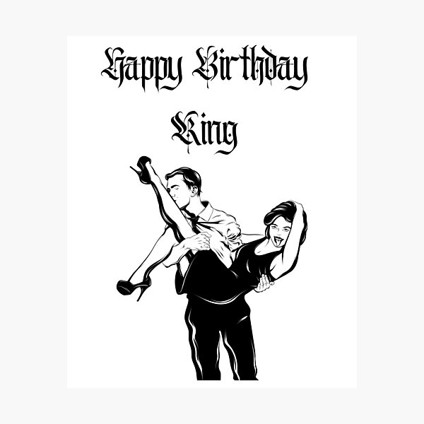 Item preview, Happy Birthday King | Perfect For Your Goth, Wiccan, Alternative Friends designed and sold by LemonDemonzzz.
